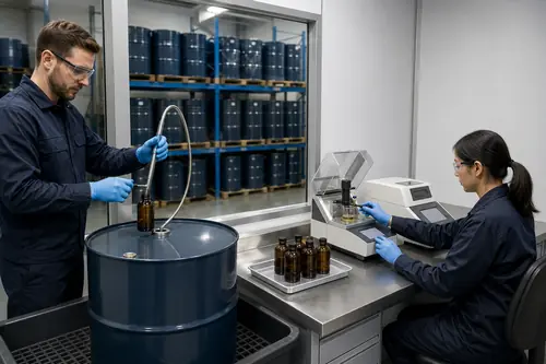 How to prevent the electrical conductivity changes of transformer oil during drum storage?